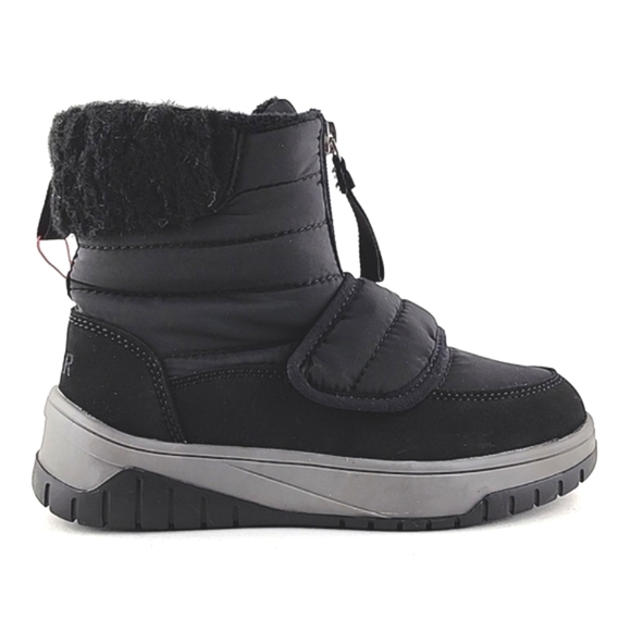 PAJAR Youth Black Winter Waterproof Boots Velcro Insulated Rated -30c Size US 1 - Picture 2 of 16